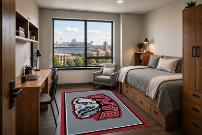 Alabama Crimson Tide Entry Rug in Room Setting - Officially Licensed NCAA Area Rug
