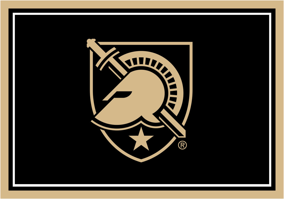 Army Black Knights Entry Rug - Officially Licensed NCAA Area Rug