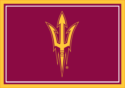 Arizona State Sun Devils Entry Rug - Officially Licensed NCAA Area Rug