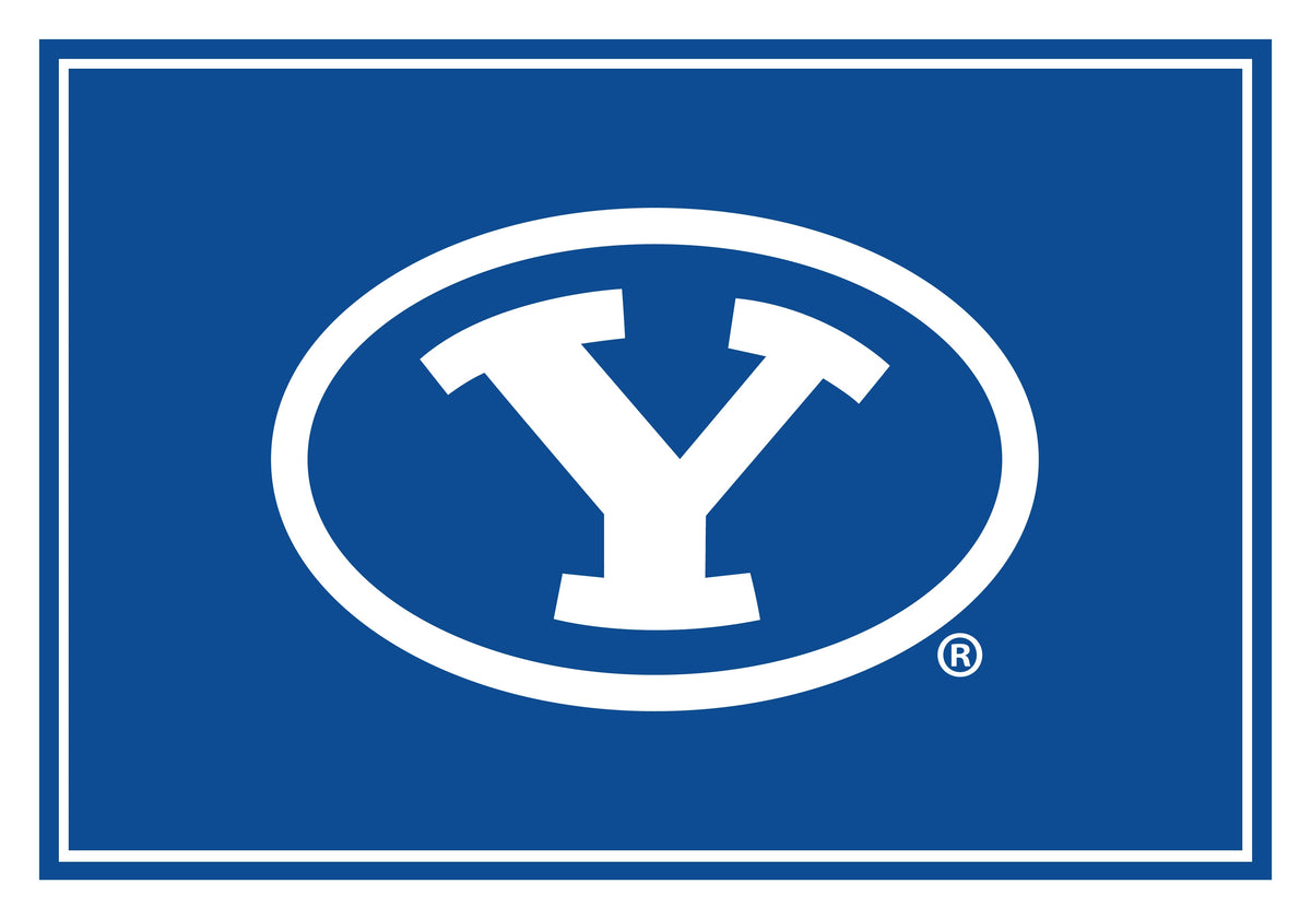 BYU Cougars Entry Rug - Officially Licensed NCAA Area Rug