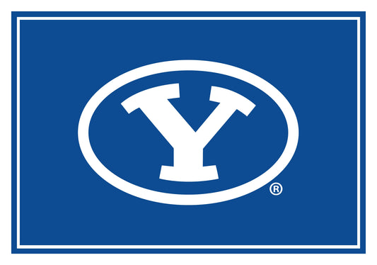 BYU Cougars Entry Rug - Officially Licensed NCAA Area Rug