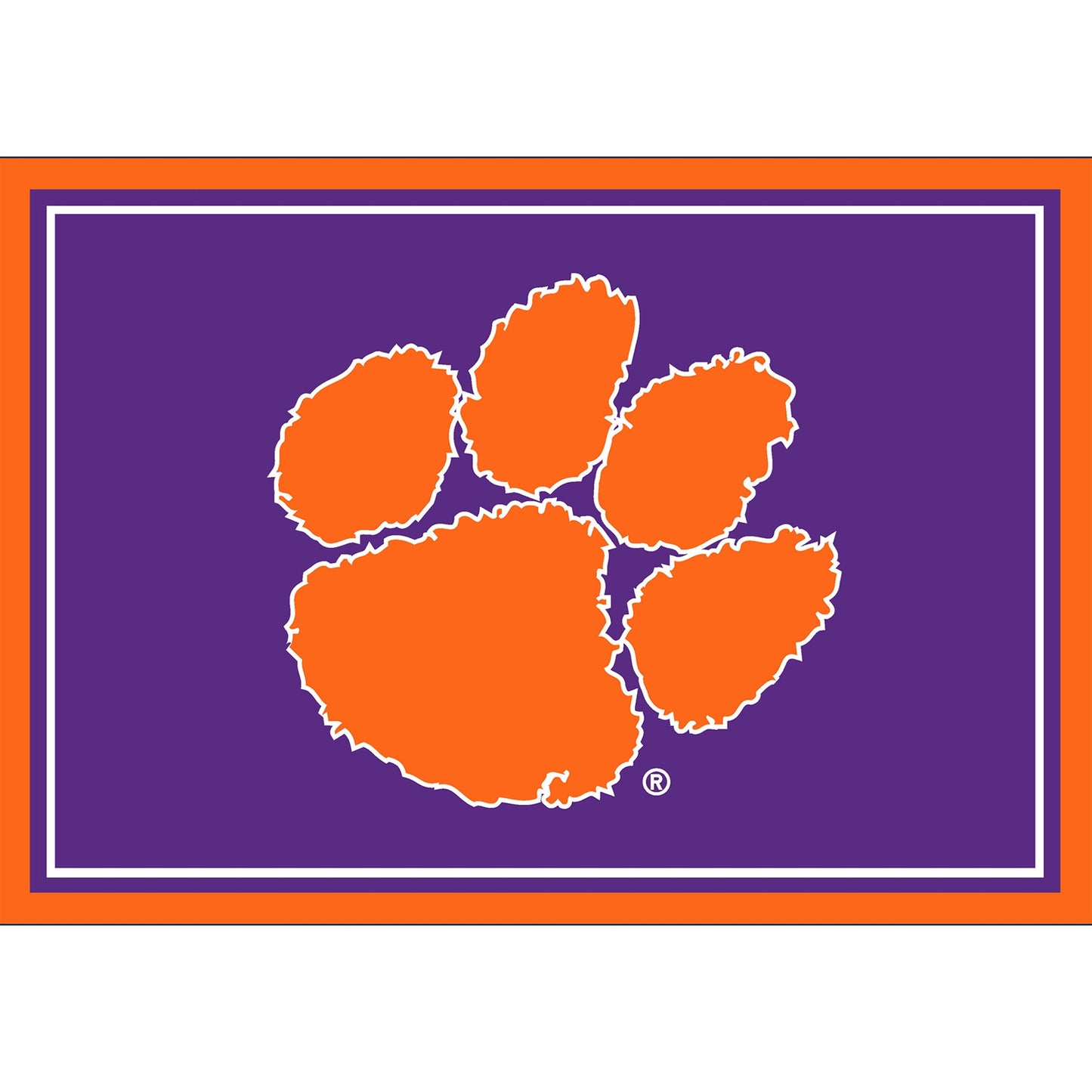 Clemson Tigers Entry Rug - Officially Licensed NCAA Area Rug