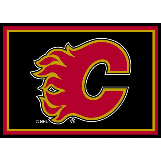 Calgary Flames Entry Rug - Officially Licensed NHL Area Rug