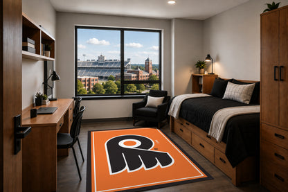Philadelphia Flyers Entry Rug in Room Setting - Officially Licensed NHL Area Rug