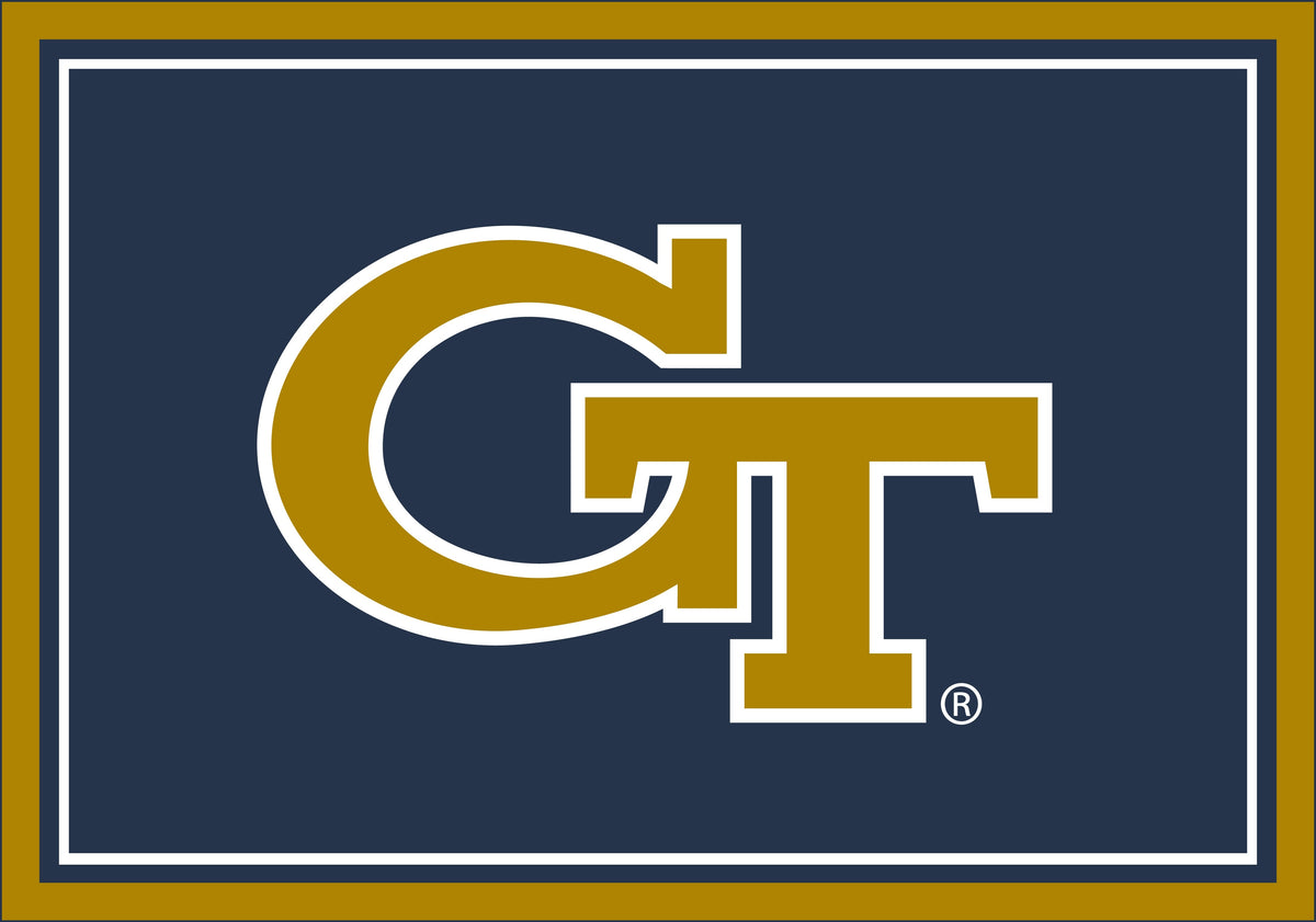 Georgia Tech Yellow Jackets Entry Rug - Officially Licensed NCAA Area Rug