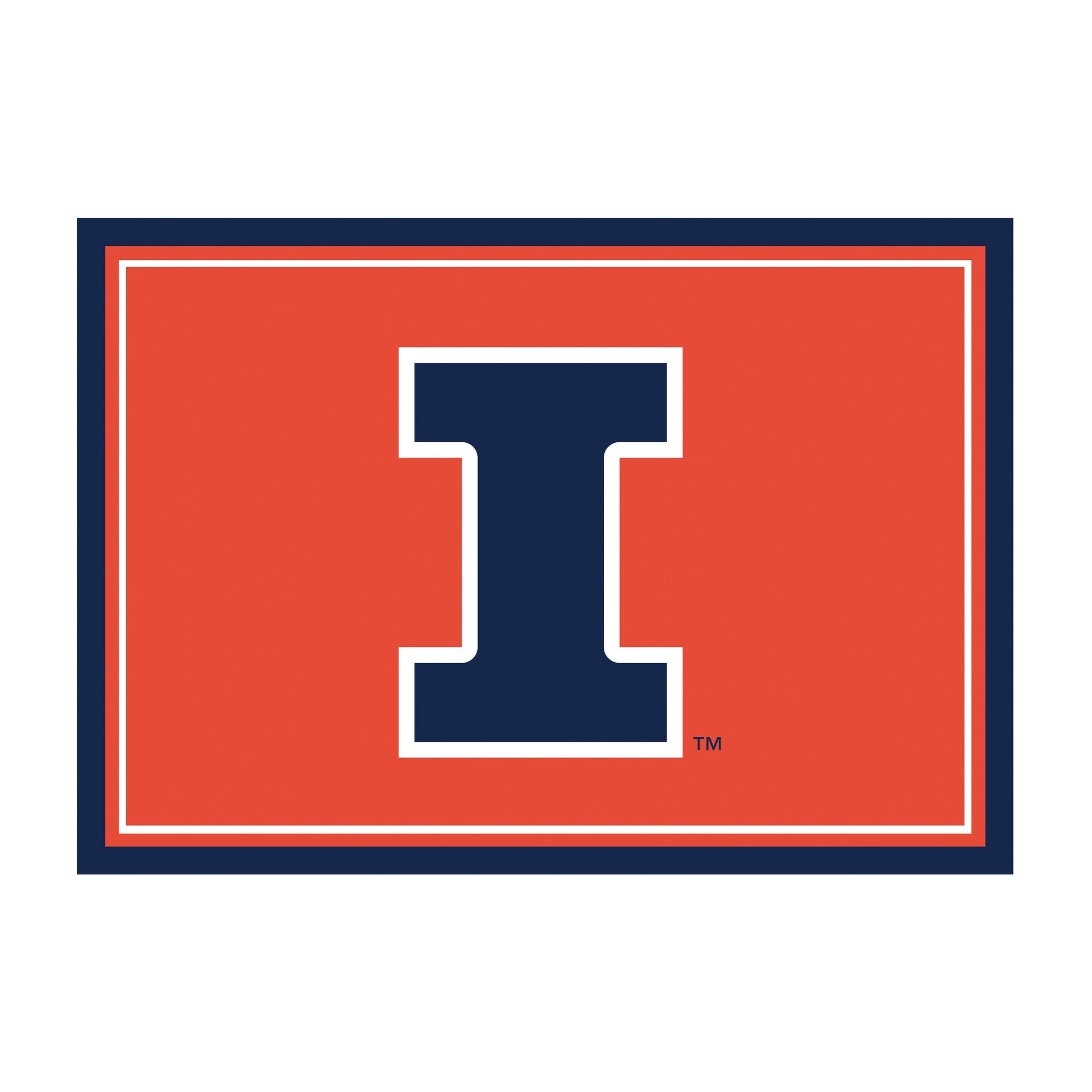 Illinois Fighting Illini Entry Rug - Officially Licensed NCAA Area Rug