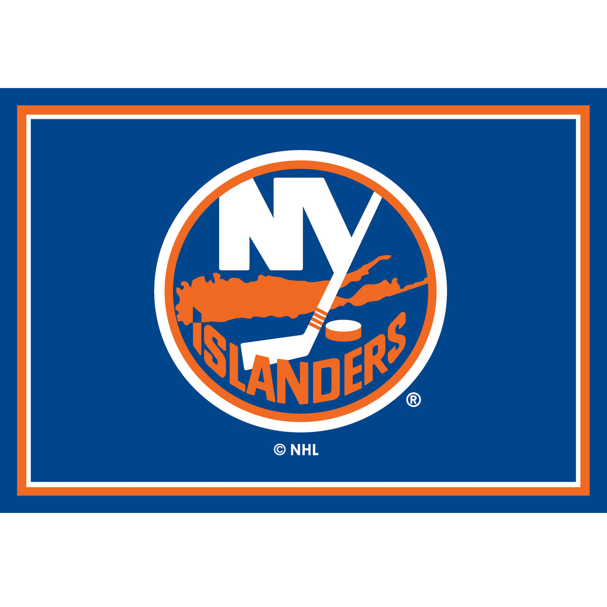 New York Islanders Entry Rug - Officially Licensed NHL Area Rug