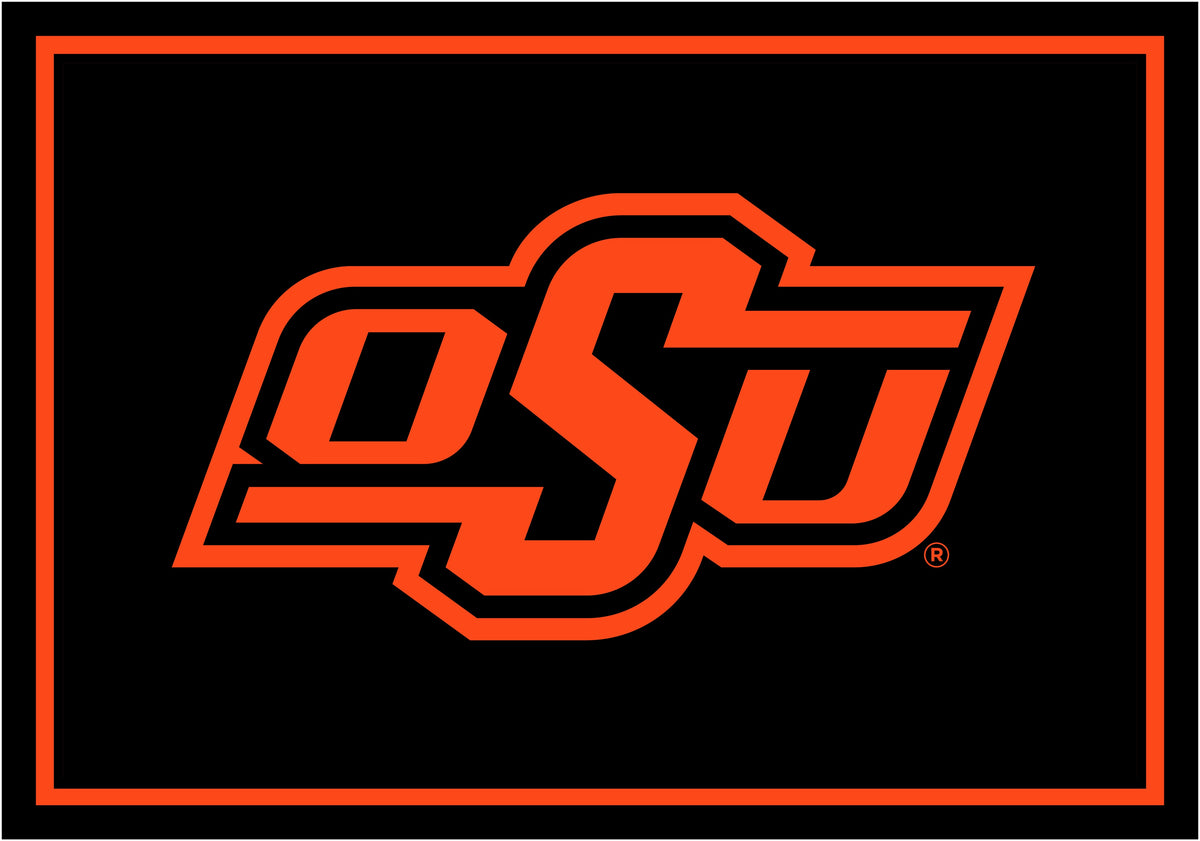 Oklahoma State Cowboys Entry Rug - Officially Licensed NCAA Area Rug