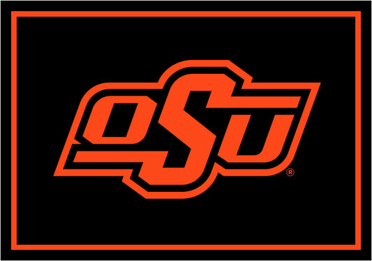 Oklahoma State Cowboys Entry Rug - Officially Licensed NCAA Area Rug