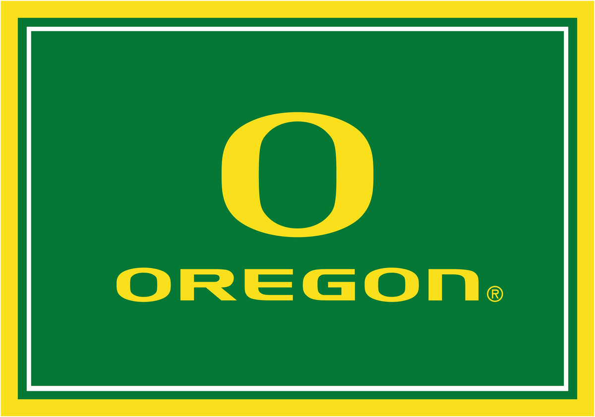 Oregon Ducks Entry Rug - Officially Licensed NCAA Area Rug