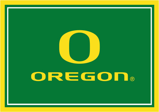 Oregon Ducks Entry Rug - Officially Licensed NCAA Area Rug