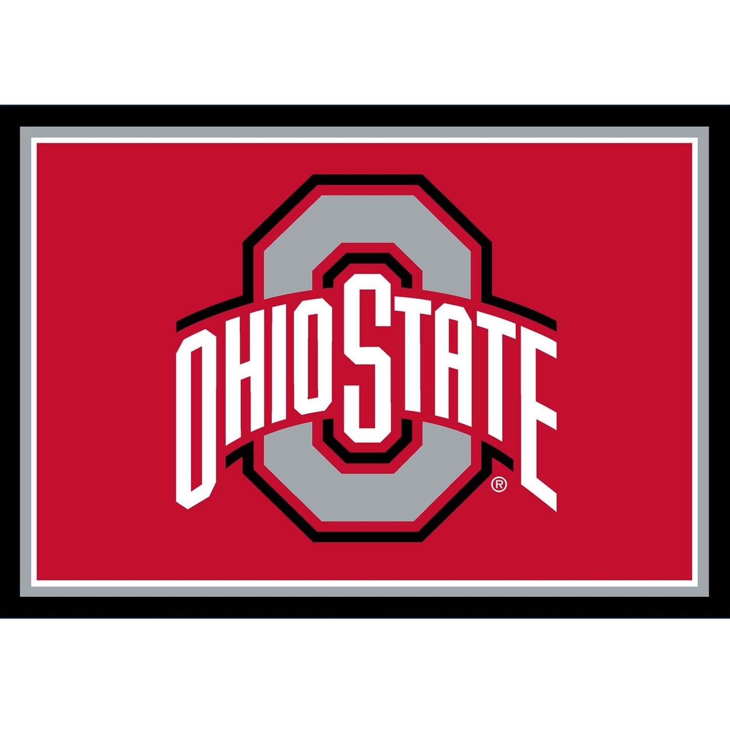 Ohio State Buckeyes Entry Rug - Officially Licensed NCAA Area Rug