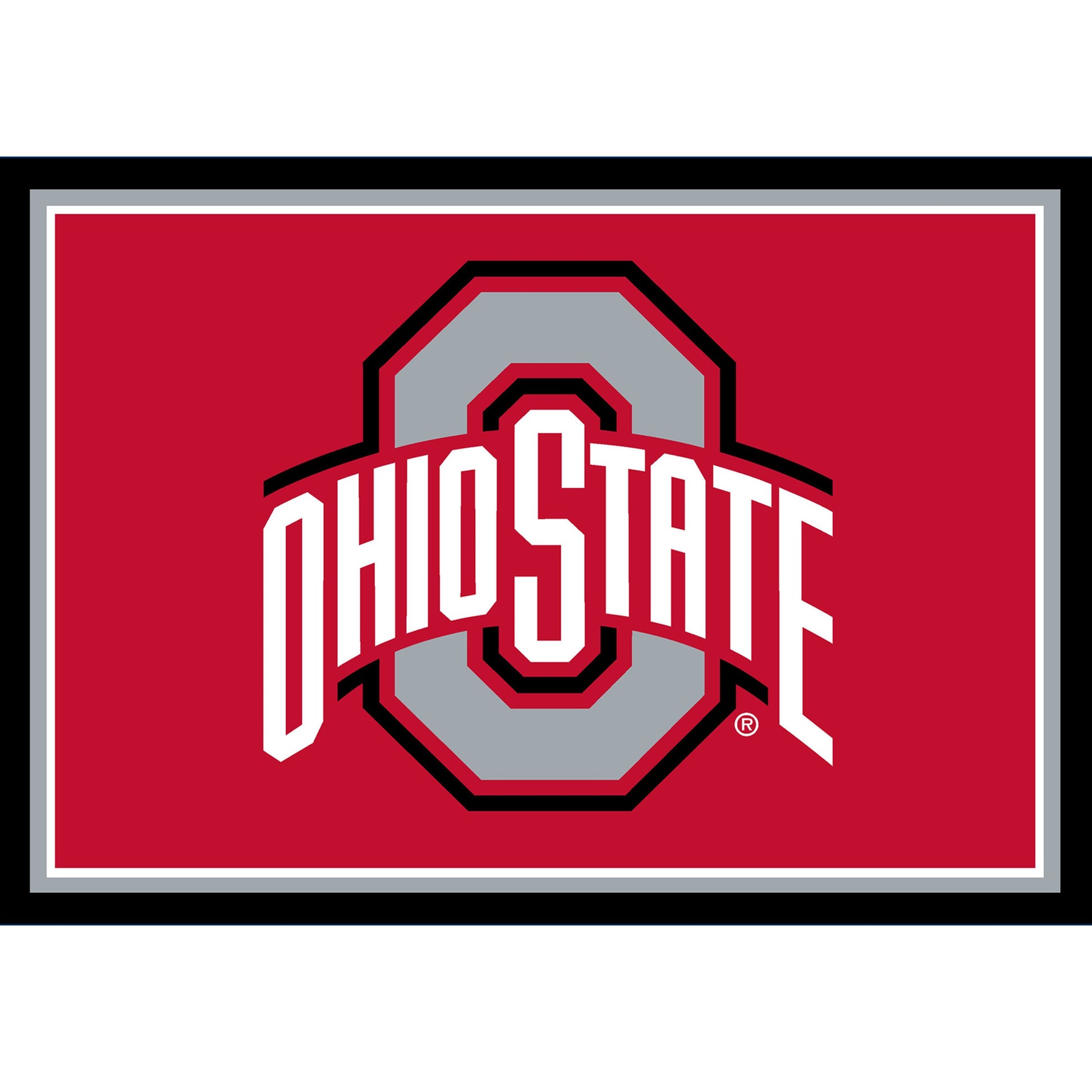 Ohio State Buckeyes Entry Rug - Officially Licensed NCAA Area Rug