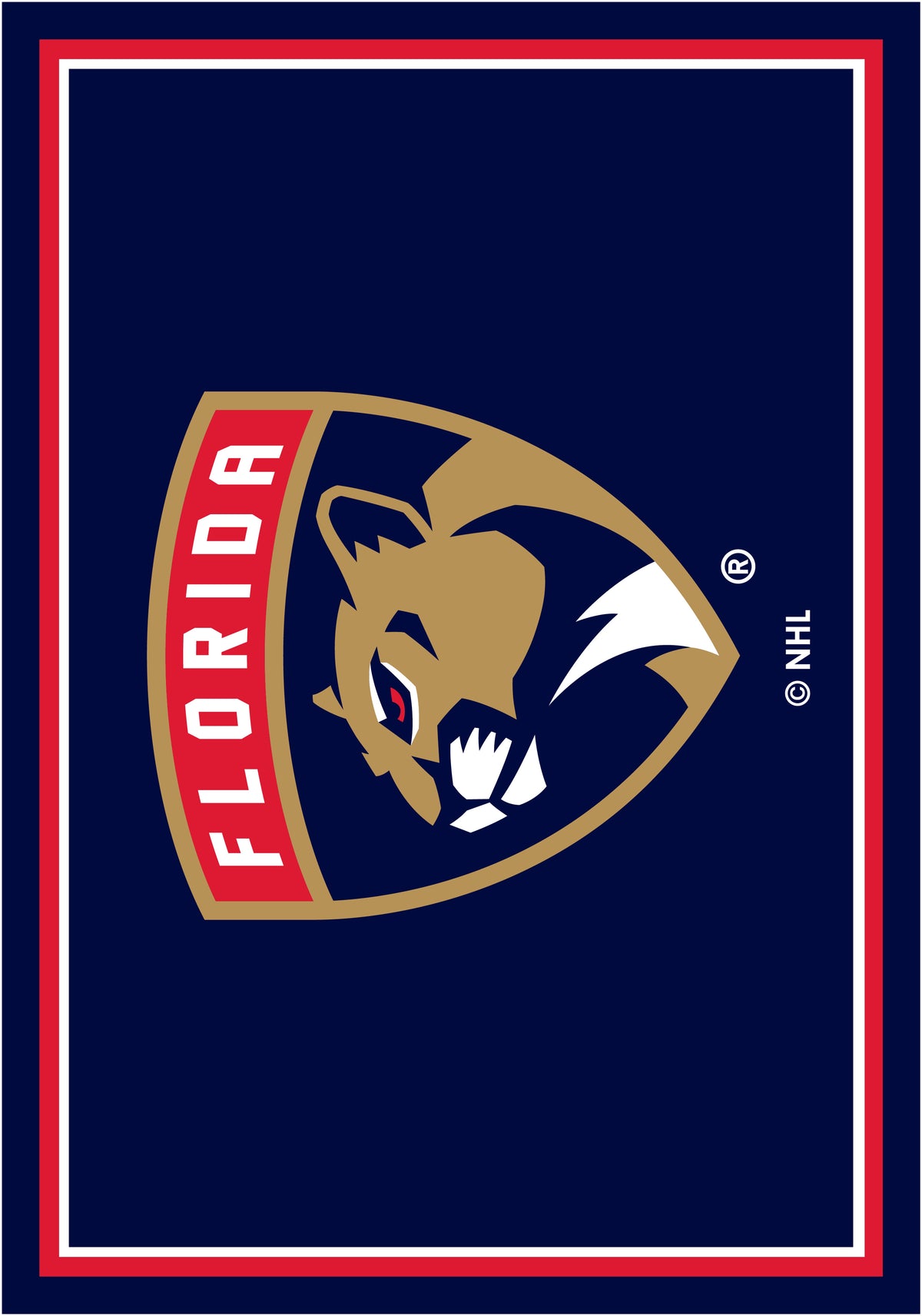 Florida Panthers Entry Rug - Officially Licensed NHL Area Rug