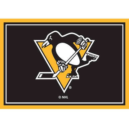 Pittsburgh Penguins Entry Rug - Officially Licensed NHL Area Rug