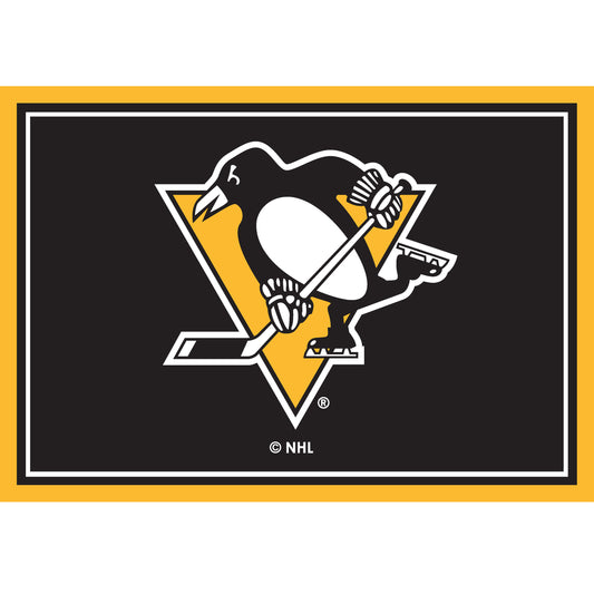 Pittsburgh Penguins Entry Rug - Officially Licensed NHL Area Rug