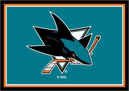 San Jose Sharks Entry Rug - Officially Licensed NHL Area Rug