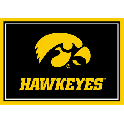 Iowa Hawkeyes Entry Rug - Officially Licensed NCAA Area Rug