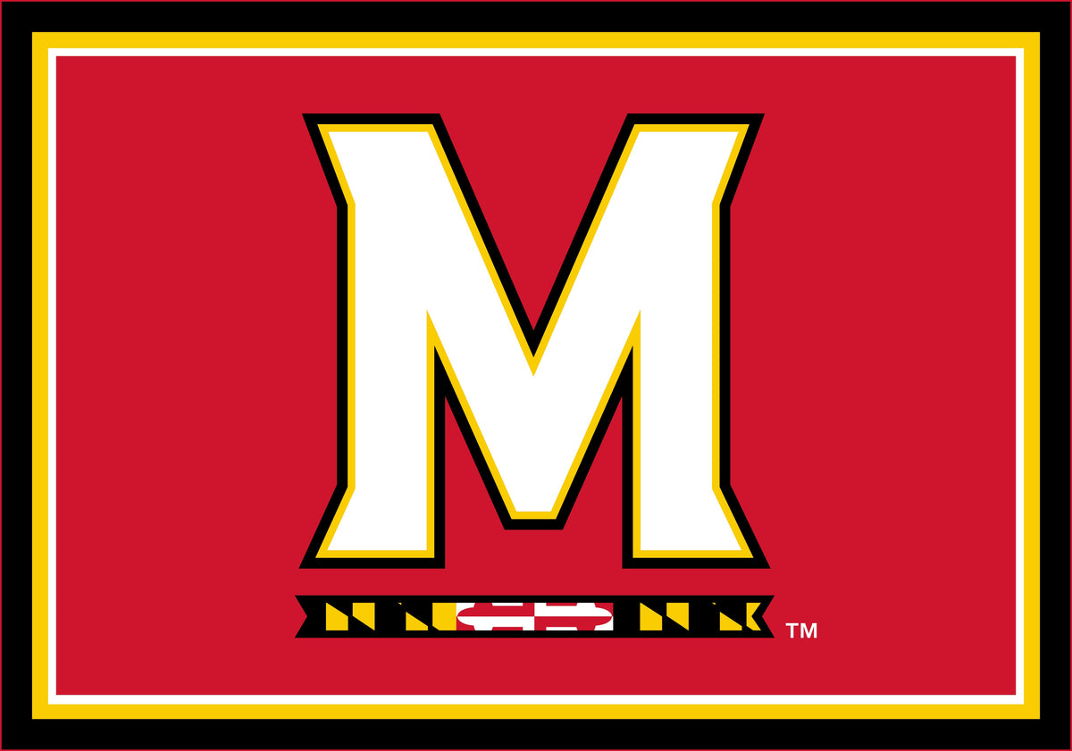 Maryland Terrapins Entry Rug - Officially Licensed NCAA Area Rug