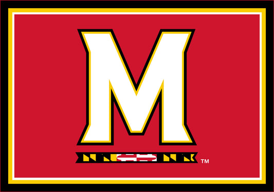 Maryland Terrapins Entry Rug - Officially Licensed NCAA Area Rug