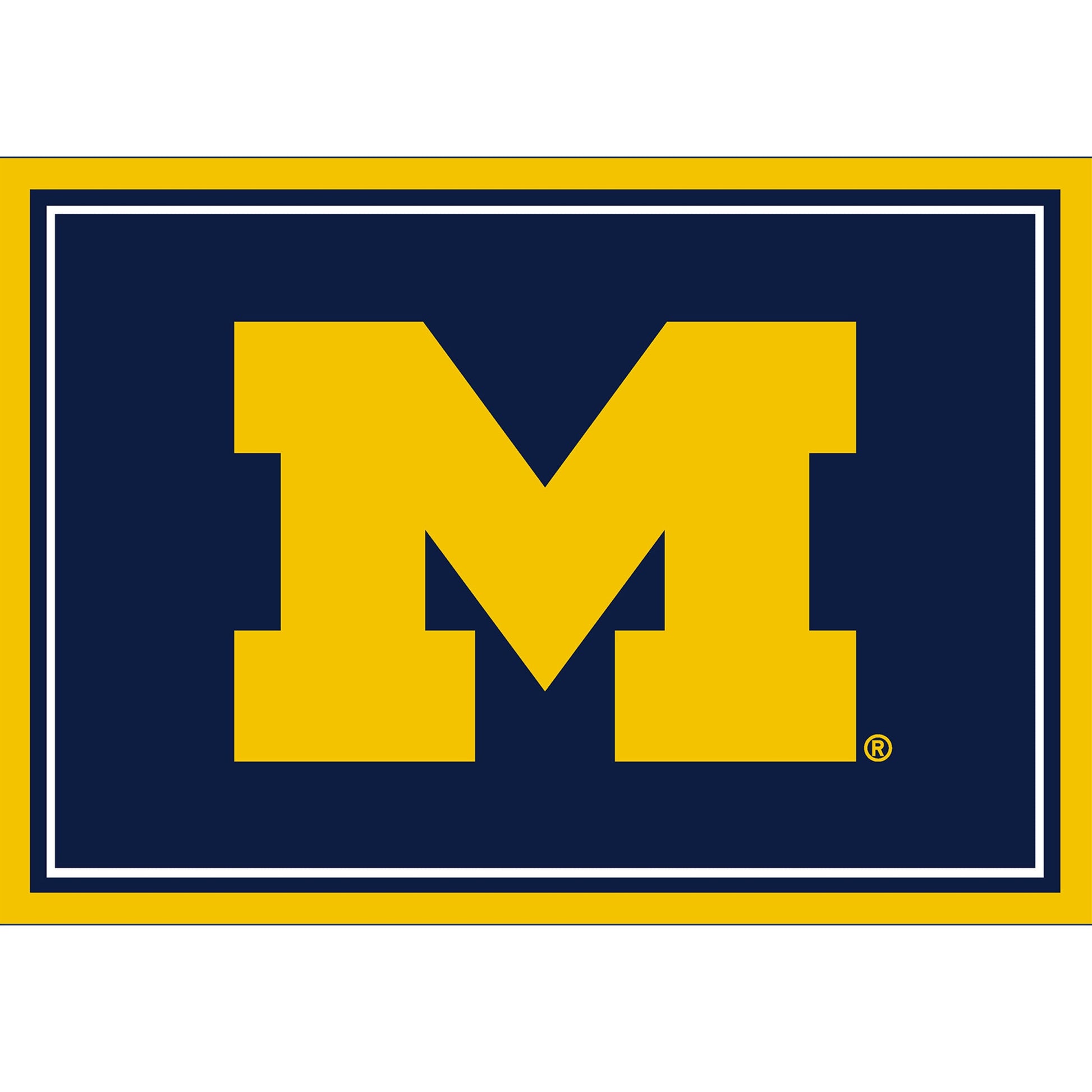 Michigan Wolverines Entry Rug - Officially Licensed NCAA Area Rug