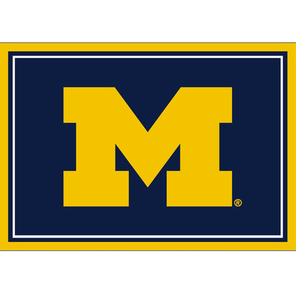 Michigan Wolverines Entry Rug - Officially Licensed NCAA Area Rug