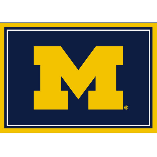 Michigan Wolverines Entry Rug - Officially Licensed NCAA Area Rug