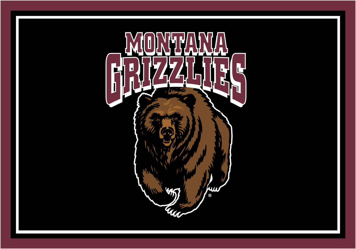 Montana Grizzlies Entry Rug - Officially Licensed NCAA Area Rug