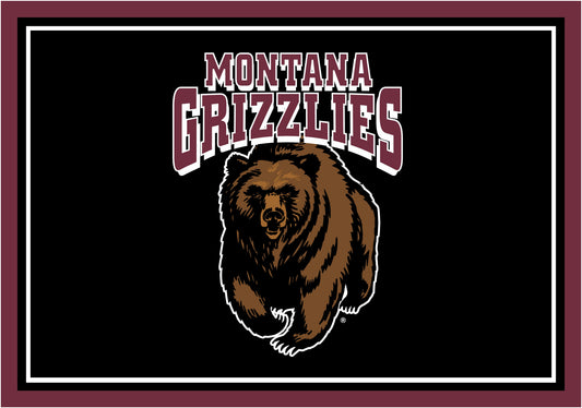 Montana Grizzlies Entry Rug - Officially Licensed NCAA Area Rug