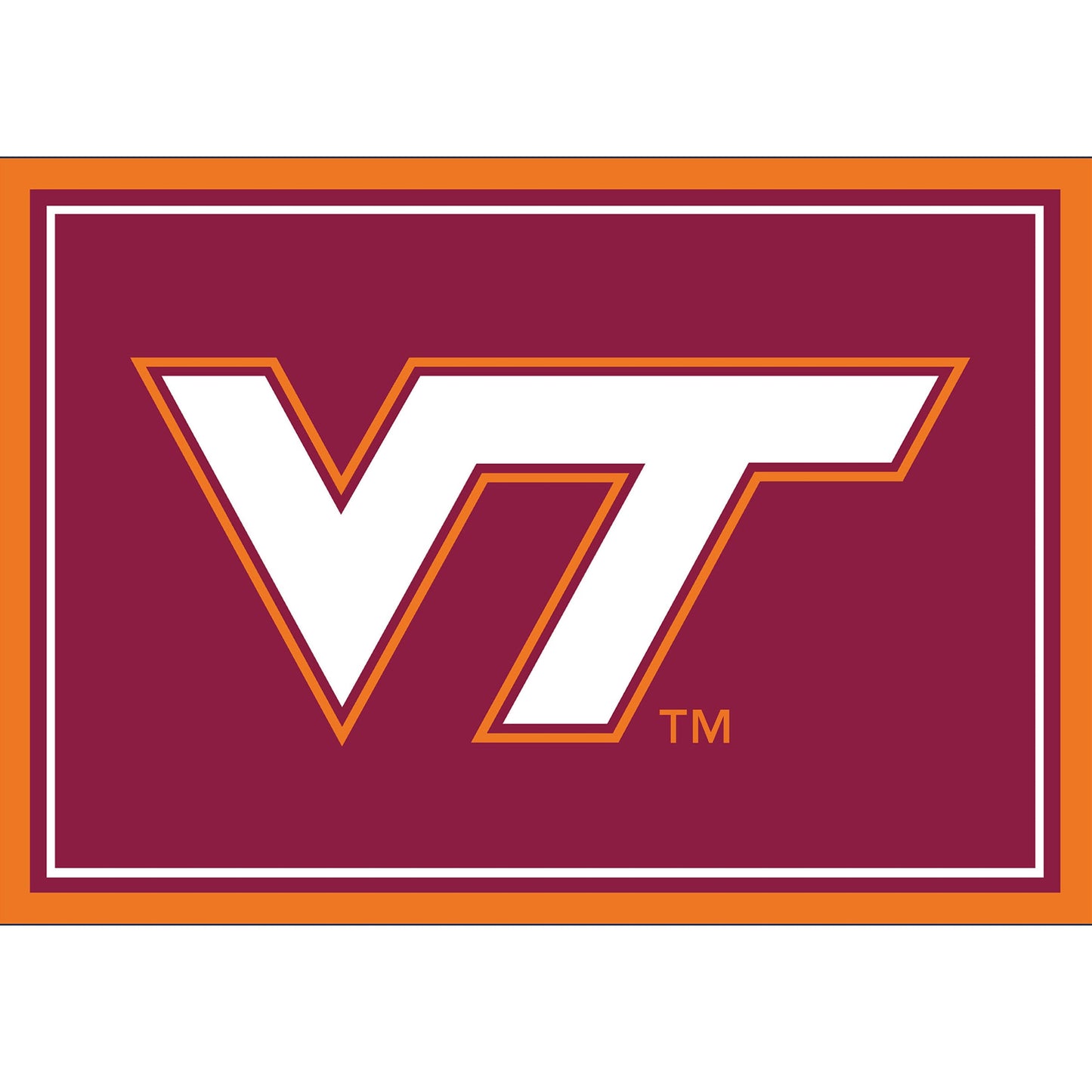 Virginia Tech Hokies Entry Rug - Officially Licensed NCAA Area Rug