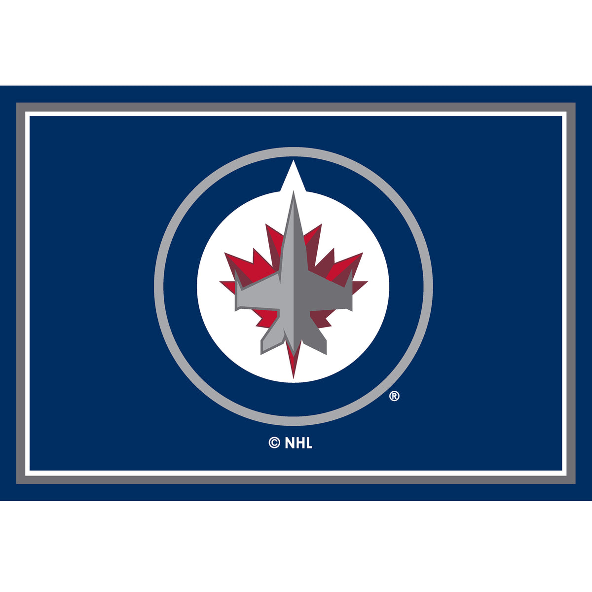 Winnipeg Jets Entry Rug - Officially Licensed NHL Area Rug