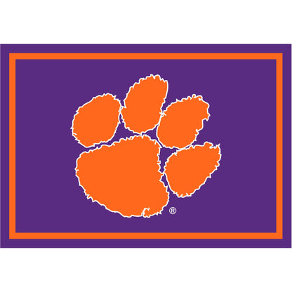Clemson Tigers Spirit Rug - Officially Licensed NCAA Area Rug
