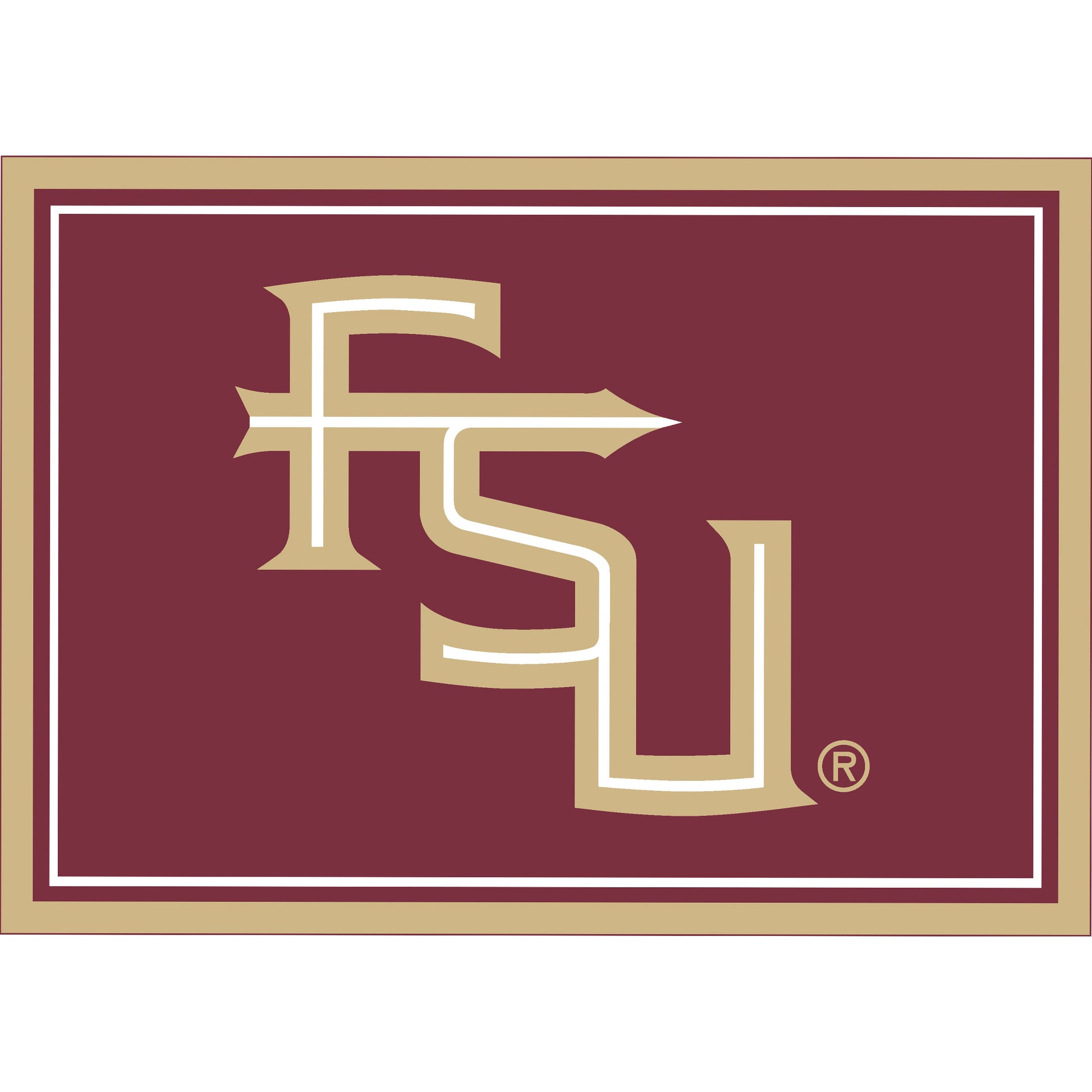 Florida State Seminoles Spirit Rug - Officially Licensed NCAA Area Rug