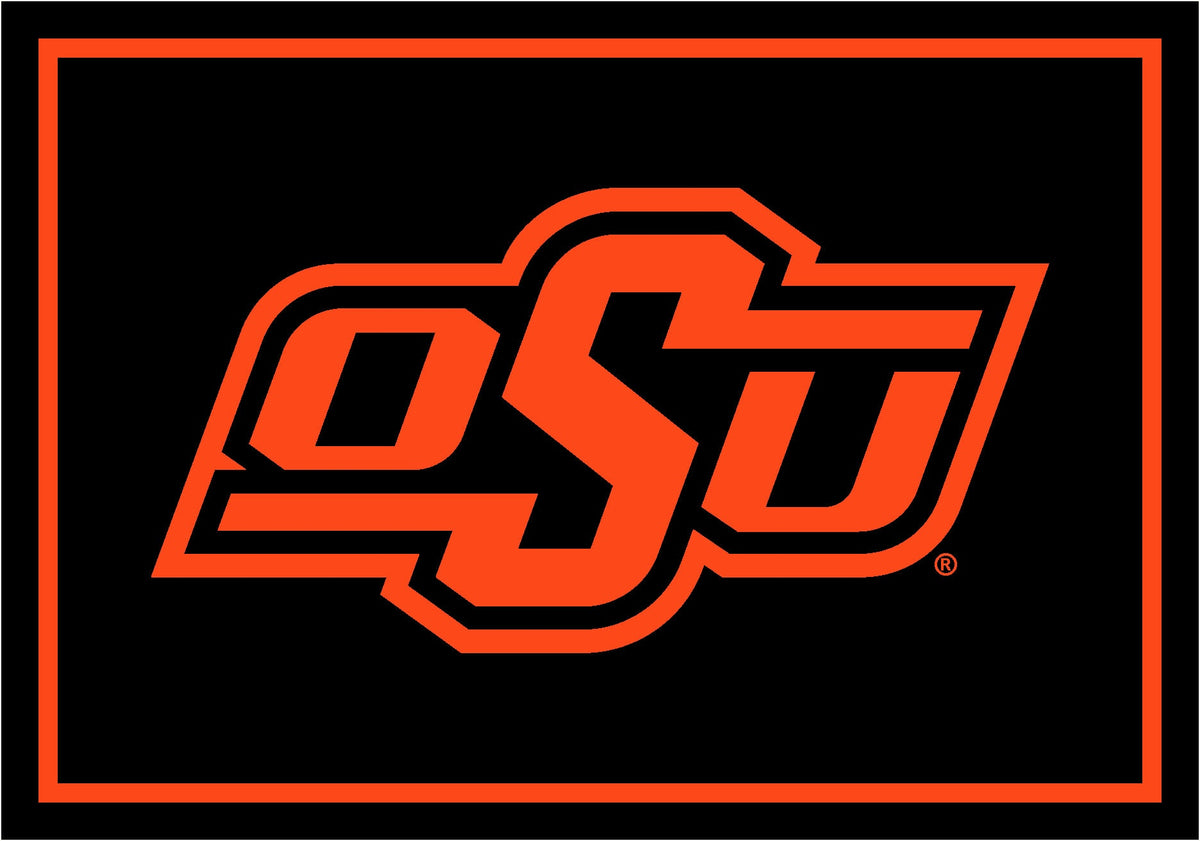 Oklahoma State Cowboys Spirit Rug - Officially Licensed NCAA Area Rug