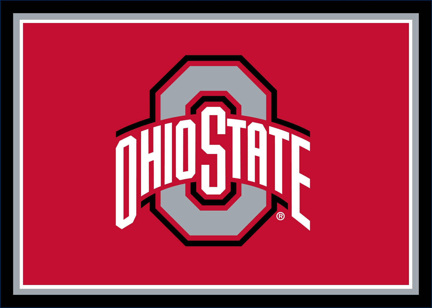 Ohio State Buckeyes Spirit Rug - Officially Licensed NCAA Area Rug