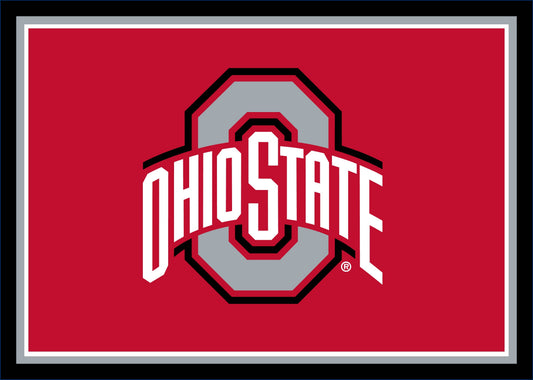 Ohio State Buckeyes Spirit Rug - Officially Licensed NCAA Area Rug