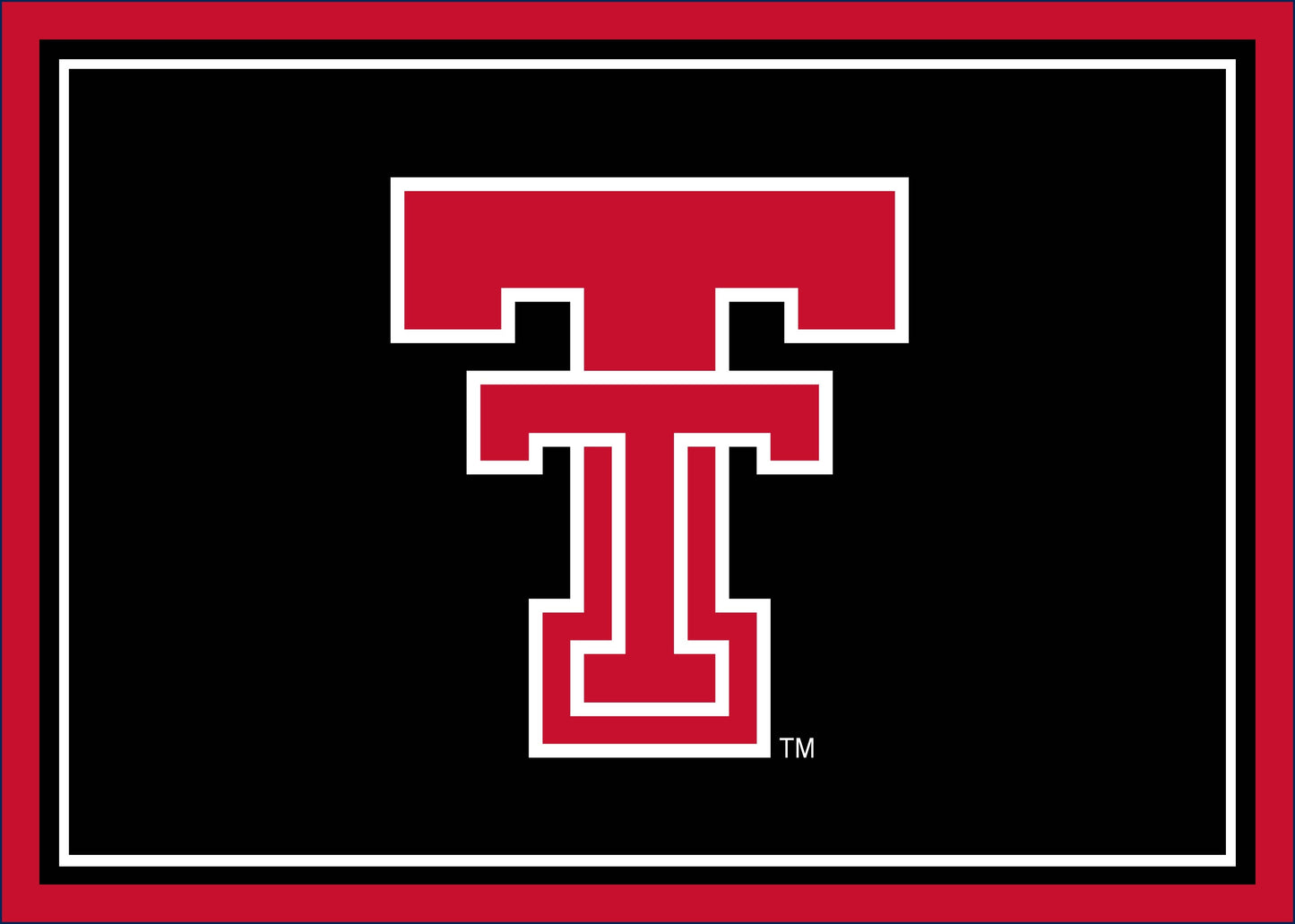 Texas Tech Red Raiders Spirit Rug - Officially Licensed NCAA Area Rug