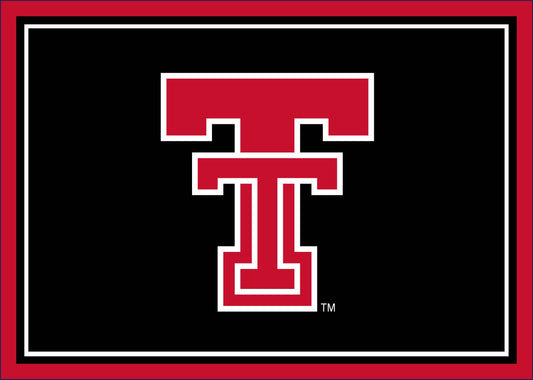 Texas Tech Red Raiders Spirit Rug - Officially Licensed NCAA Area Rug