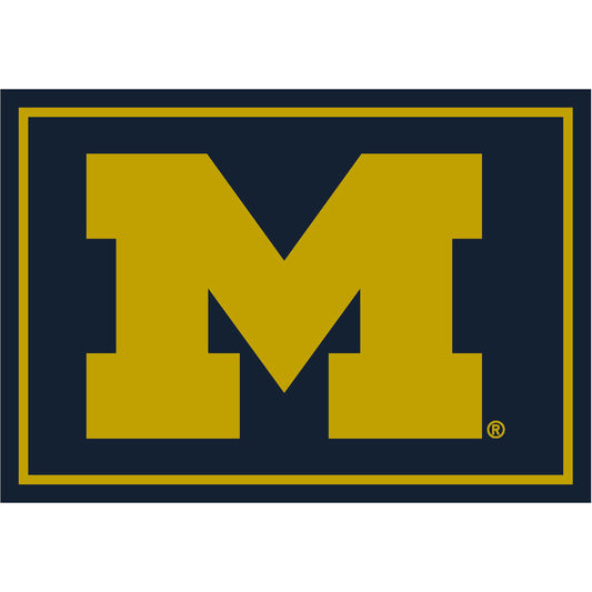 Michigan Wolverines Spirit Rug - Officially Licensed NCAA Area Rug