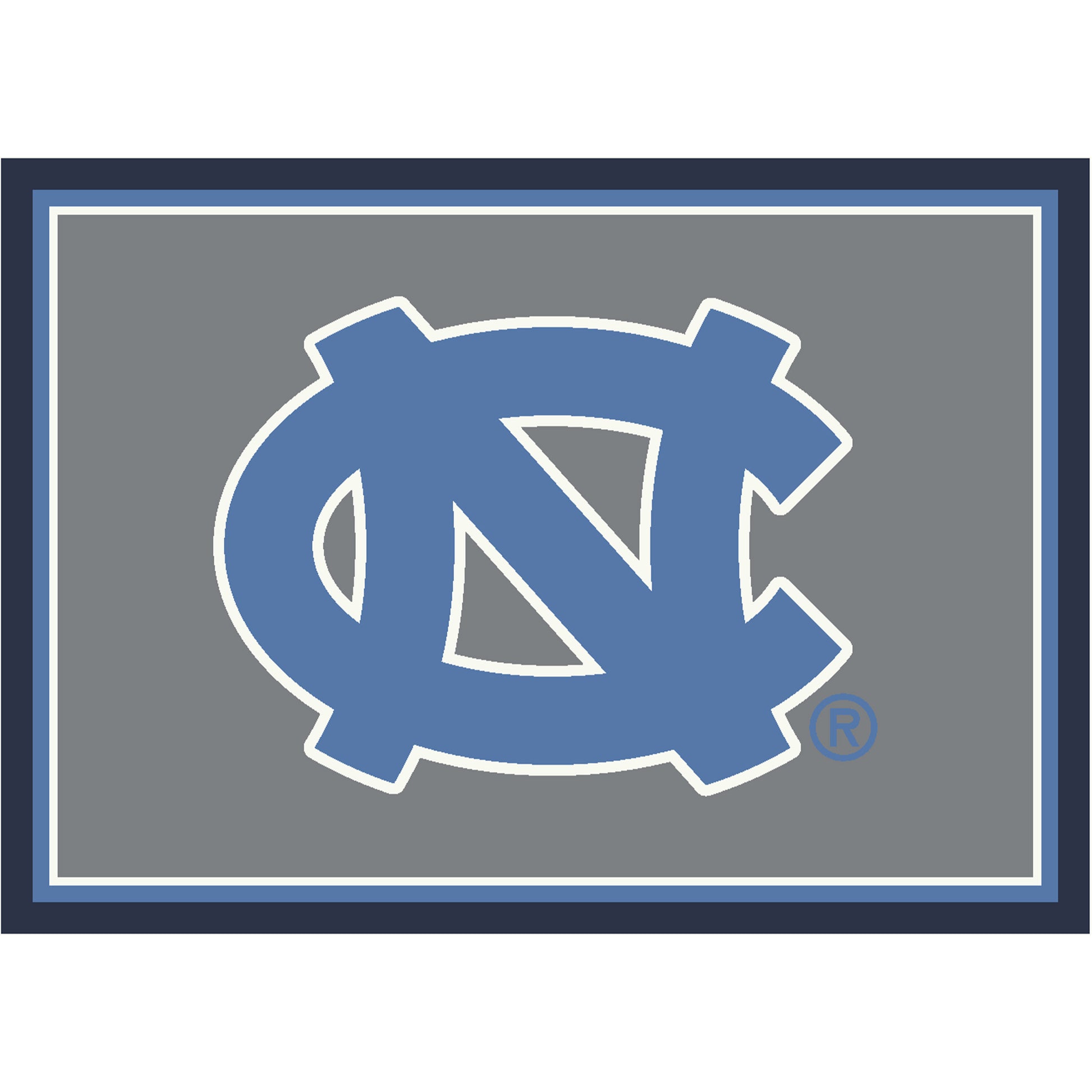 North Carolina Tar Heels Spirit Rug - Officially Licensed NCAA Area Rug
