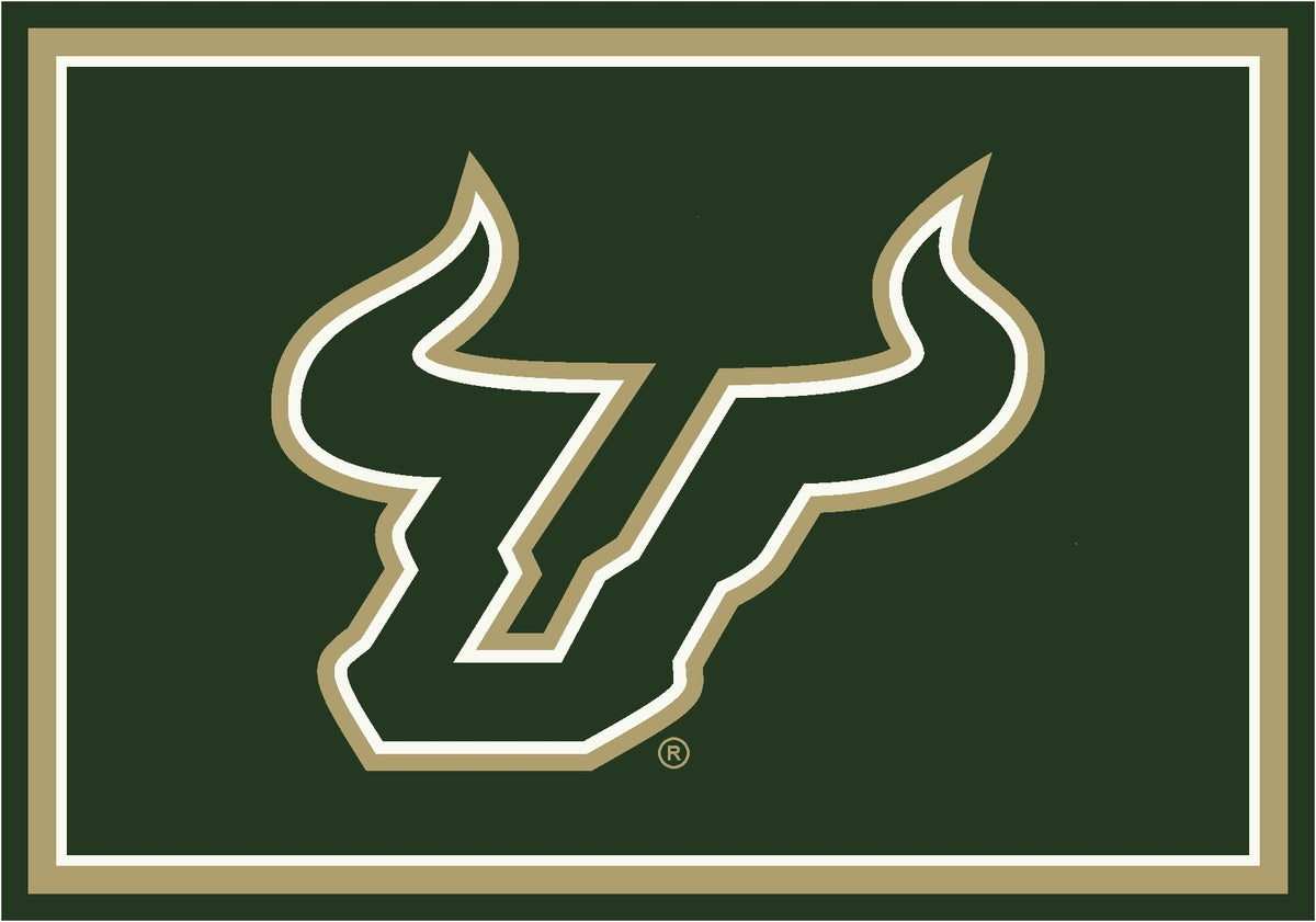 South Florida Bulls Spirit Rug - Officially Licensed NCAA Area Rug
