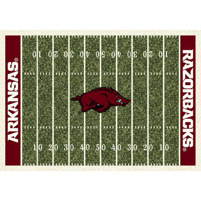 Arkansas Razorbacks Homefield Rug - Officially Licensed NCAA Area Rug
