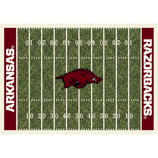 Arkansas Razorbacks Homefield Rug - Officially Licensed NCAA Area Rug