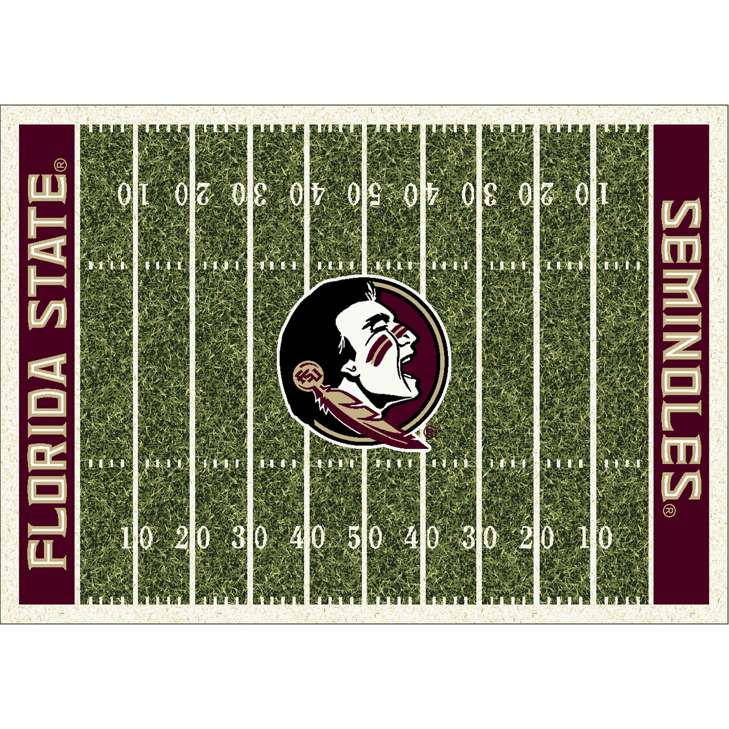 Florida State Seminoles Homefield Rug - Officially Licensed NCAA Area Rug