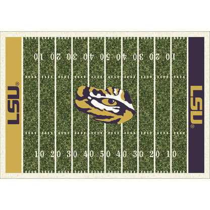 LSU Tigers Homefield Rug - Officially Licensed NCAA Area Rug