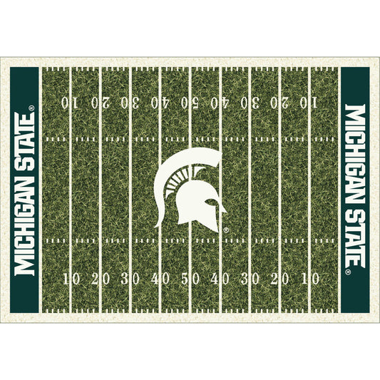 Michigan State Spartans Homefield Rug - Officially Licensed NCAA Area Rug