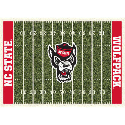 NC State Wolfpack Homefield Rug - Officially Licensed NCAA Area Rug