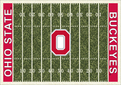 Ohio State Buckeyes Homefield Rug - Officially Licensed NCAA Area Rug