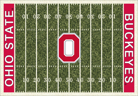 Ohio State Buckeyes Homefield Rug - Officially Licensed NCAA Area Rug
