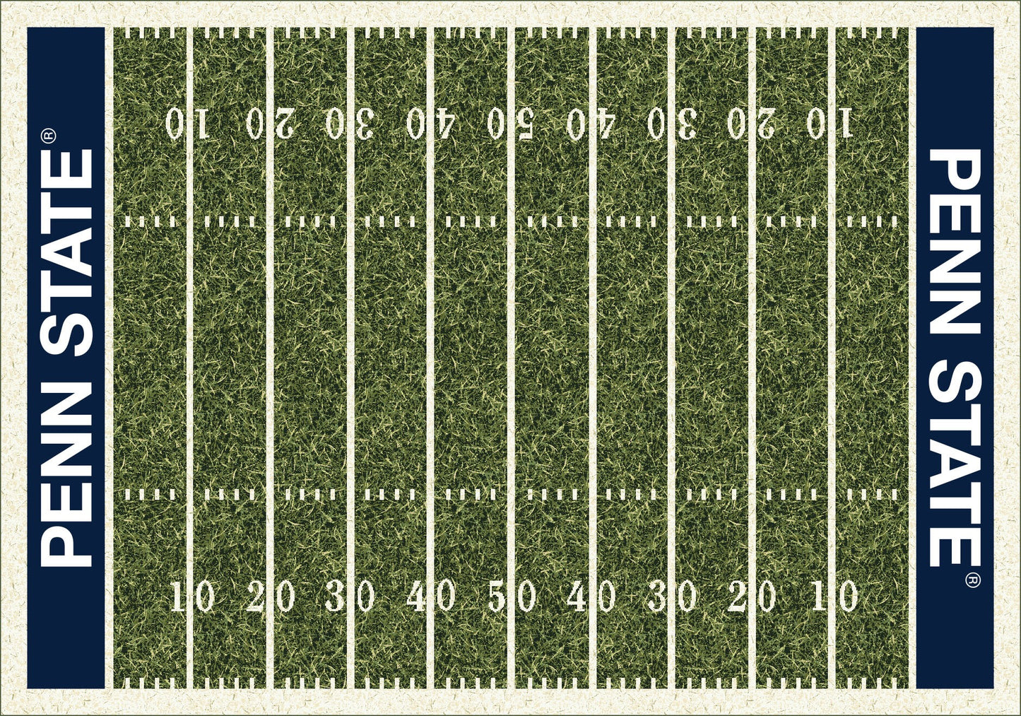 Penn State Nittany Lions Homefield Rug - Officially Licensed NCAA Area Rug